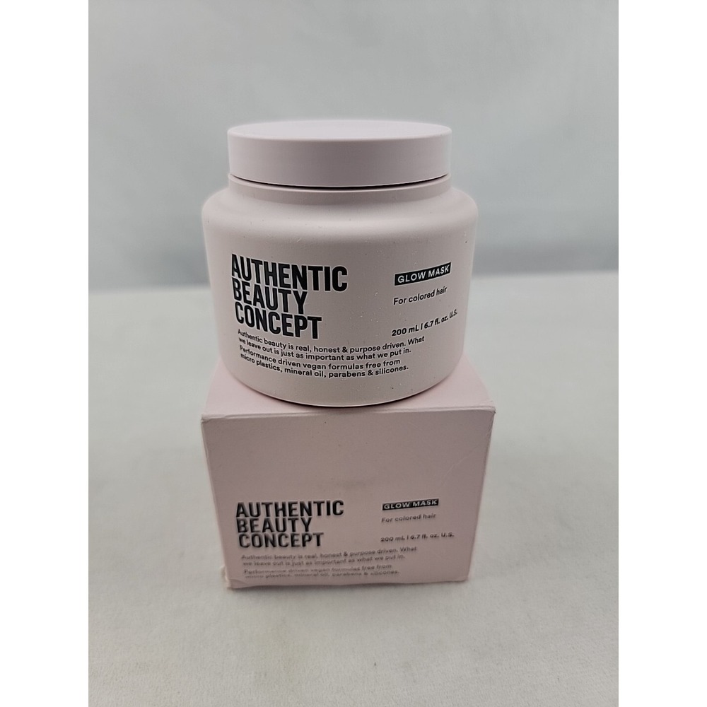 BNIB Authentic Beauty Concept Glow Mask Color Treated Hair 200mL 6.7 fl oz